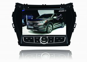 شاشة لمس بنظام WINCE  6 رام 2 وذاكرة تخزين 16 جيجا بايت (8 انش) هيونداي سنتافي موديل 2013 الى 2018