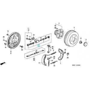 سلندر فرامل خلفي