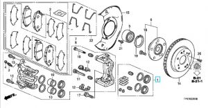 طقم إصلاح كليبر فرامل أمامي
