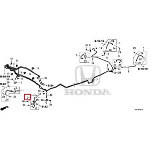 خرطوم زيت فرامل أمامي يسار