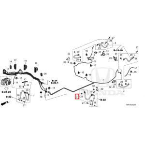 خرطوم زيت فرامل أمامي يسار