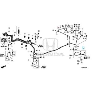 خرطوم زيت فرامل خلفي يسار