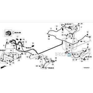 خرطوم زيت فرامل خلفي يسار