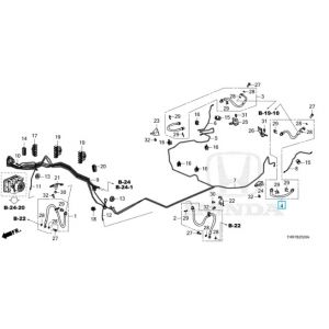 خرطوم زيت فرامل خلفي يسار