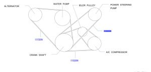 سير علبة الدركسون