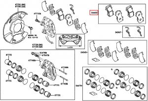 فحمات فرامل أمامية