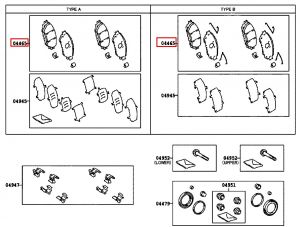 فحمات فرامل أمامية