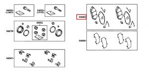 فحمات فرامل أمامية