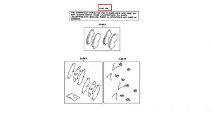 فحمات فرامل أمامية