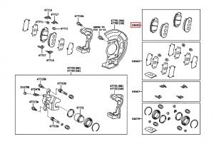 فحمات فرامل أمامية
