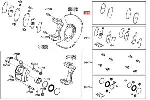 فحمات فرامل أمامية