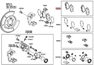 فحمات فرامل خلفية