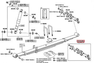 طقم جلود سست خلفية يمين