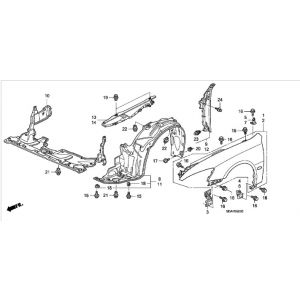 رفرف أمامي يسار