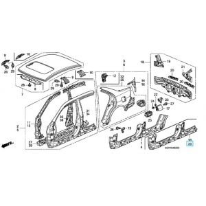 صاجة مسطرة جانبية يسار
