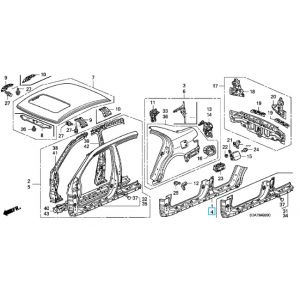 صاجة مسطرة جانبية يسار