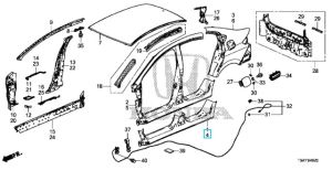 صاجة مسطرة جانبية يسار