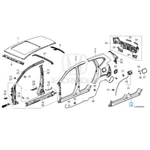 صاجة مسطرة جانبية يسار