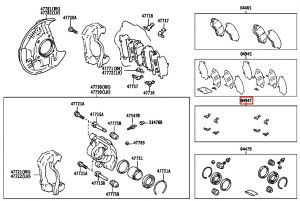 مشقبيات فحمات فرامل أمامية