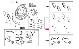 مشقبيات فحمات الفرامل الخلفية