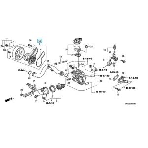 مضخة ماء تبريد الماكينة
