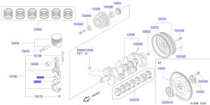 سبيكة عامود الكرنك المتحركة