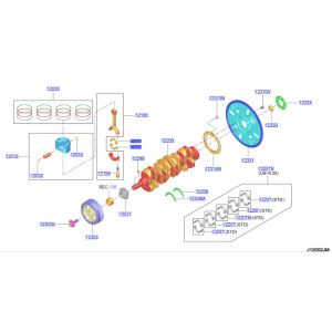 سبيكة عامود الكرنك المتحركة