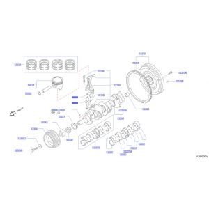 سبيكة عامود الكرنك المتحركة