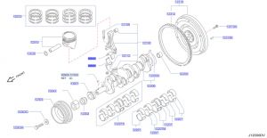سبيكة عامود الكرنك المتحركة