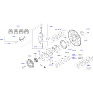 طقم سبائك عامود الكرنك المتحركة