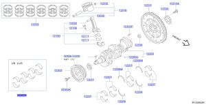 طقم سبائك عامود الكرنك الثابته
