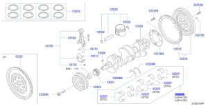 طقم سبائك عامود الكرنك الثابته