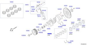 طقم سبائك عامود الكرنك الثابته