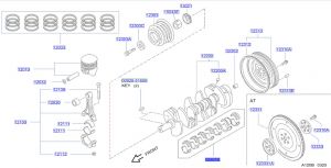 طقم سبائك عامود الكرنك الثابته