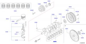 طقم سبائك عامود الكرنك الثابته