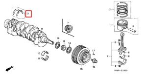 طقم هلالات عامود الكرنك (TAIHO)