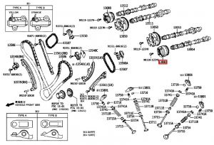 ترس عامود التايمن اليسار