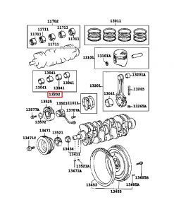 طقم سبائك عامود الكرنك المتحركة
