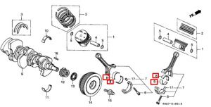 سبيكة عامود الكرنك المتحركة (A) (اسود) (GLACIER DAIDO)