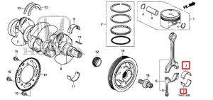 سبيكة عامود الكرنك المتحركة (B) (اسود) (DAIDO)
