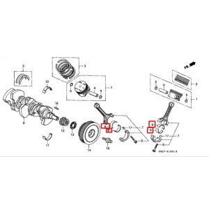 سبيكة عامود الكرنك المتحركة (B) (بني) (GLACIER DAIDO)