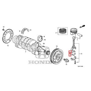 سبيكة عامود الكرنك المتحركة (B) (اسود) (DYNA)