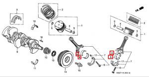 سبيكة عامود الكرنك المتحركة (C) (اخضر) (GLACIER DAIDO)