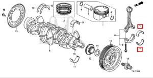 سبيكة عامود الكرنك المتحركة (D) (اخضر) (DAIDO)