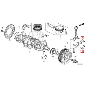 سبيكة عامود الكرنك المتحركة (D) (اخضر) (DAIDO)