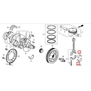 سبيكة عامود الكرنك المتحركة (E) (اصفر) (DAIDO)