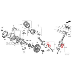 سبيكة عامود الكرنك المتحركة (E) (وردي) (DAIDO)