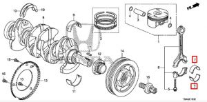 سبيكة عامود الكرنك المتحركة (E) (وردي) (DAIDO)