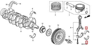 سبيكة عامود الكرنك المتحركة (F) (وردي) (DAIDO)