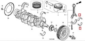 سبيكة عامود الكرنك المتحركة (F)V (وردي) (DAIDO)